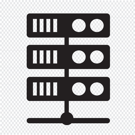 Computer Server Iconのイラスト素材