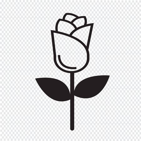 rose iconのイラスト素材
