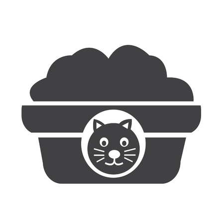 Pet cat food iconのイラスト素材