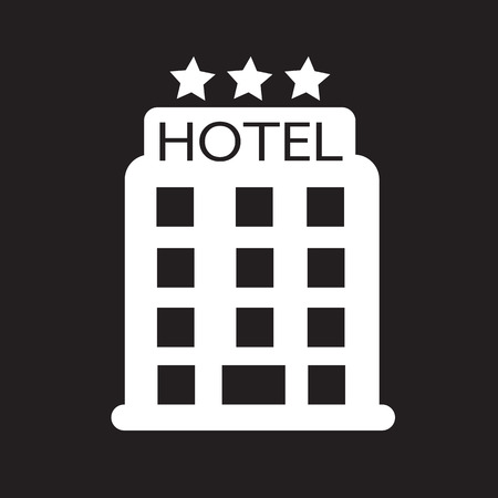 hotel iconのイラスト素材
