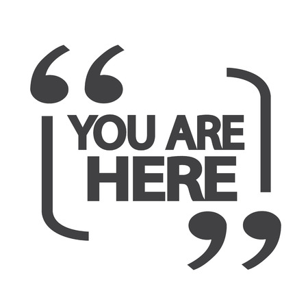 You are here iconのイラスト素材