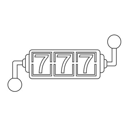 Slot Machine iconのイラスト素材