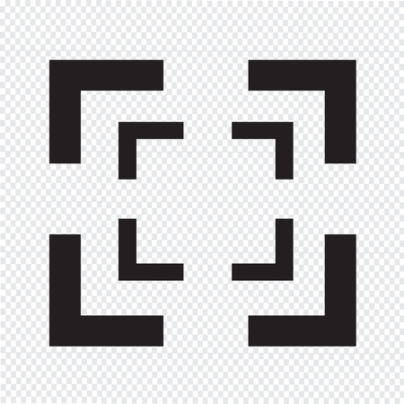 Focus icon sign Illustrationのイラスト素材