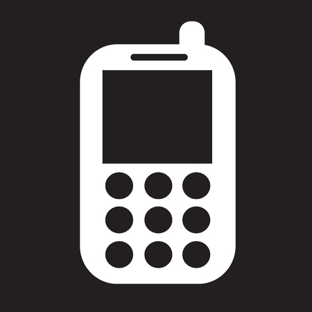Mobile phone iconのイラスト素材