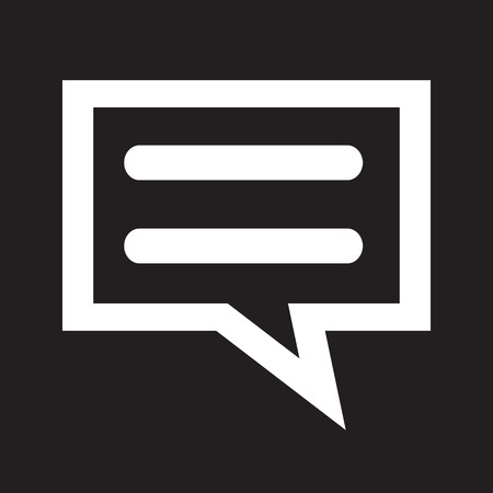 talking bubble chat iconのイラスト素材