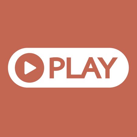 play button icon design Illustrationのイラスト素材