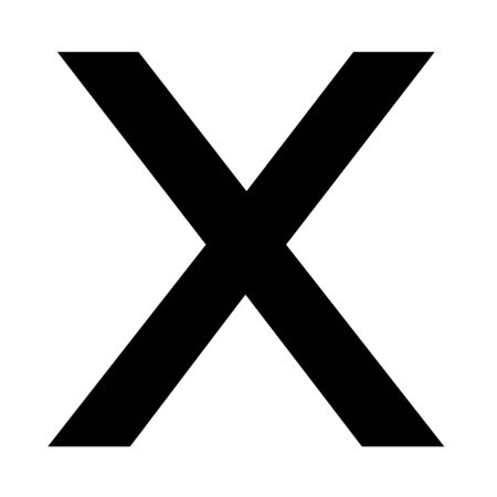 Cancel cross icon Illustration Artのイラスト素材