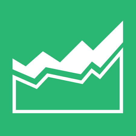 Area Chart icon Illustration Artのイラスト素材