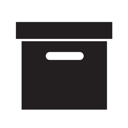 Box icon symbol Illustration designのイラスト素材