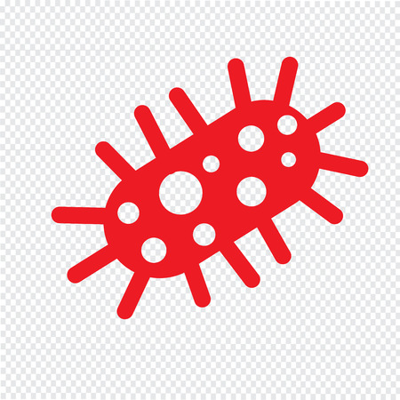 virus bacteria icon Illustration designのイラスト素材