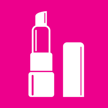 lipstick Icon Illustration designのイラスト素材