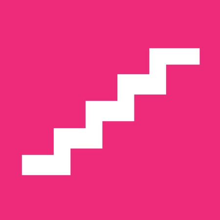 staircase icon Illustration symbol designのイラスト素材