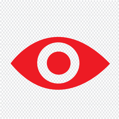 Eye icon illustration sign design styleのイラスト素材