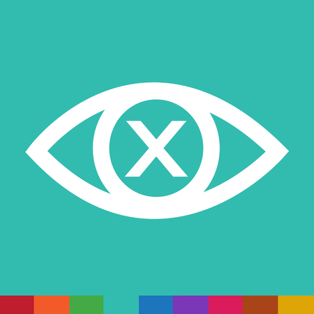 Eye icon illustrationのイラスト素材