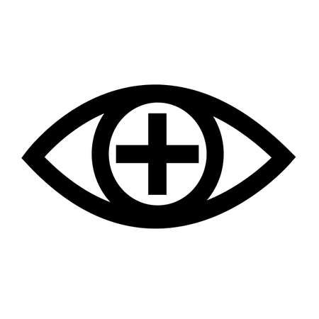 Eye icon illustration sign design styleのイラスト素材