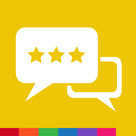 Speech bubble icon Illustration symbol designのイラスト素材