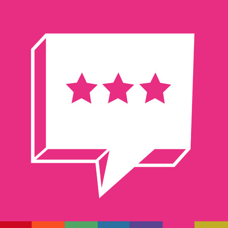 Speech bubble icon Illustration symbol designのイラスト素材