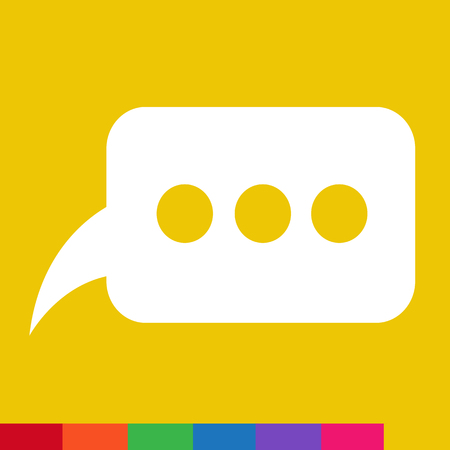 Speech bubble icon Illustration symbol designのイラスト素材