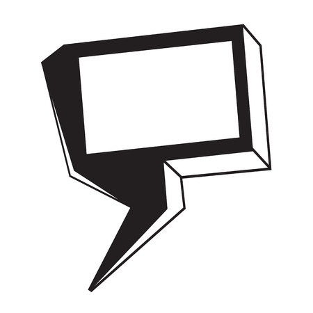 Speech bubble icon Illustration symbol designのイラスト素材