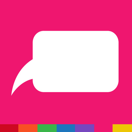 Speech bubble icon Illustration symbol designのイラスト素材