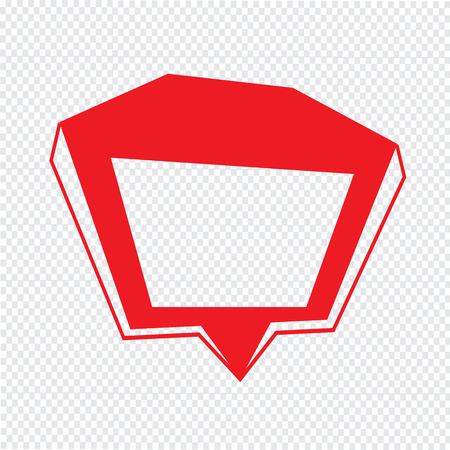 Speech bubble icon Illustration symbol designのイラスト素材