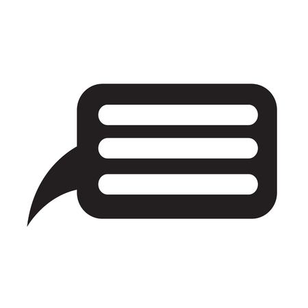 Speech bubble icon Illustration symbol designのイラスト素材