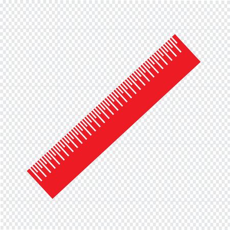 Ruler Icon Illustration sign designのイラスト素材