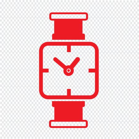Time Clock icon Illustration sign designのイラスト素材