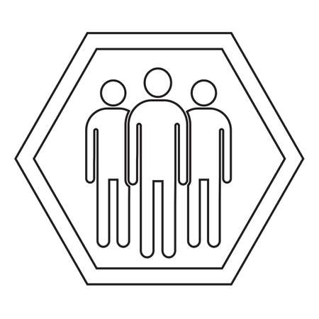 Man icon Illustration designのイラスト素材