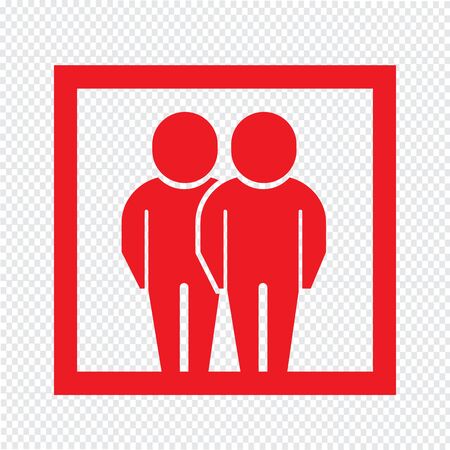 People icon Illustration designのイラスト素材