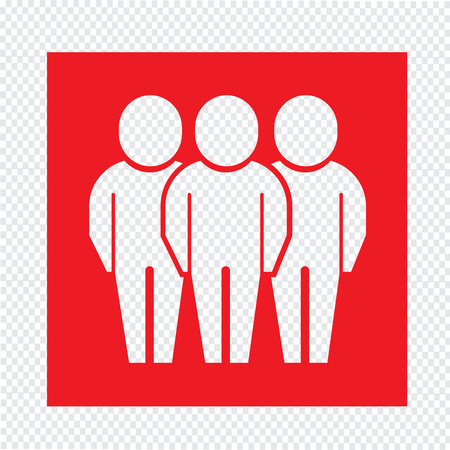 People icon Illustration designのイラスト素材