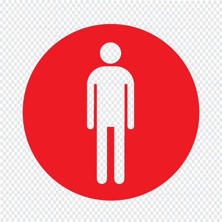 Man icon Illustration designのイラスト素材