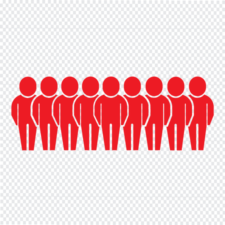 Population People Icon Illustration designのイラスト素材
