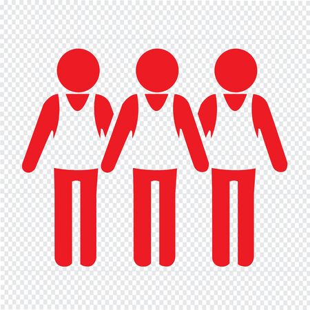 Man People Icon Illustration designのイラスト素材