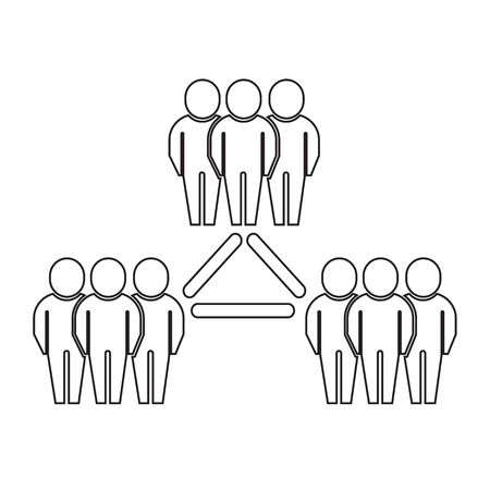 people icon Illustration designのイラスト素材