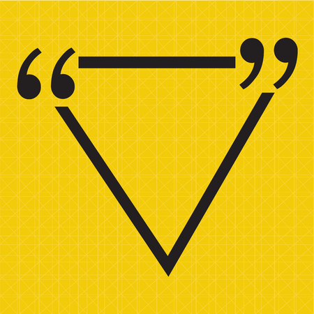 Quotation Mark Speech Bubble sign icon Illustration designのイラスト素材