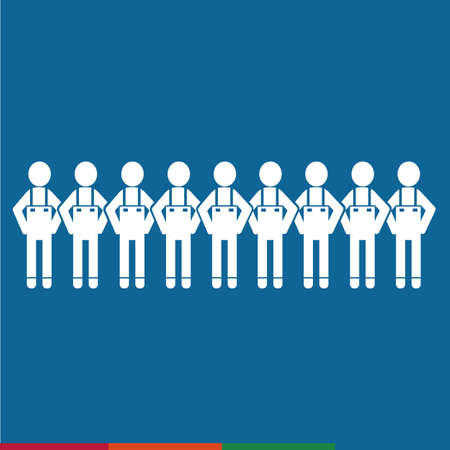 People Icon Illustration designのイラスト素材