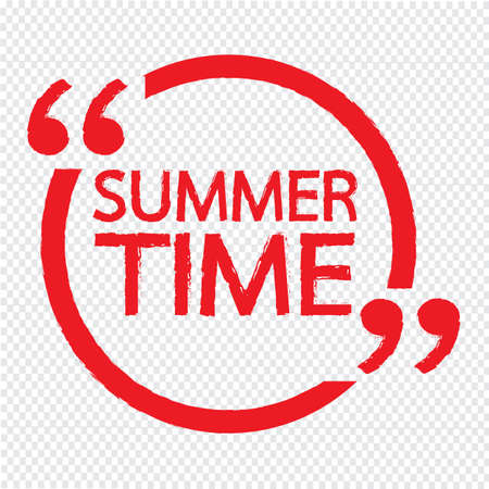 SUMMER TIME Illustration designのイラスト素材