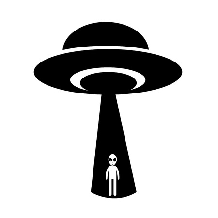 UFO icon Illustration designのイラスト素材