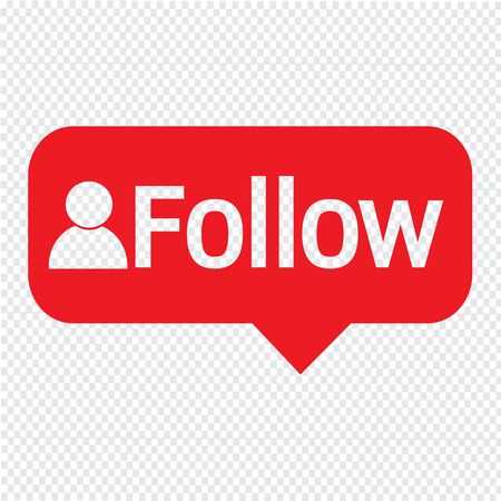 follower icon Illustration designのイラスト素材