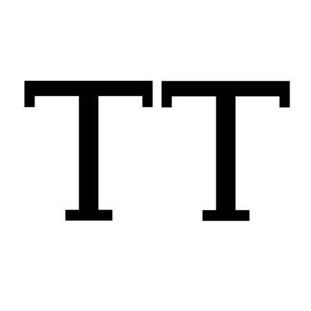 Uppercase Text edit sign icon Illustration designのイラスト素材