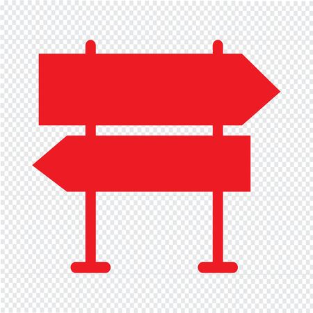 signpost icon Illustration designのイラスト素材