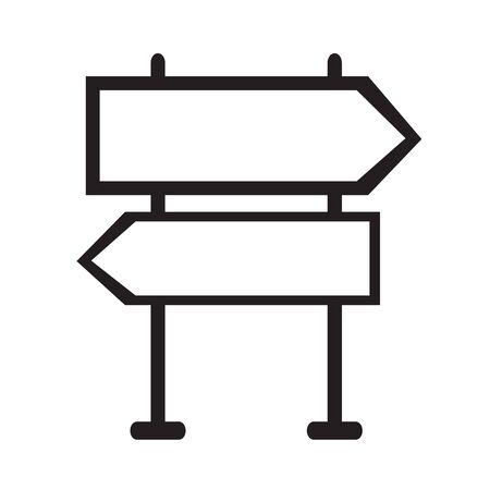signpost icon Illustration designのイラスト素材