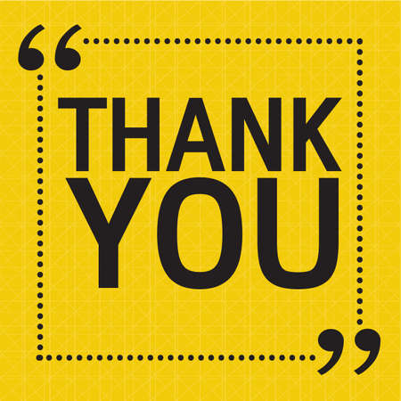 THANK YOU Lettering Illustration designのイラスト素材