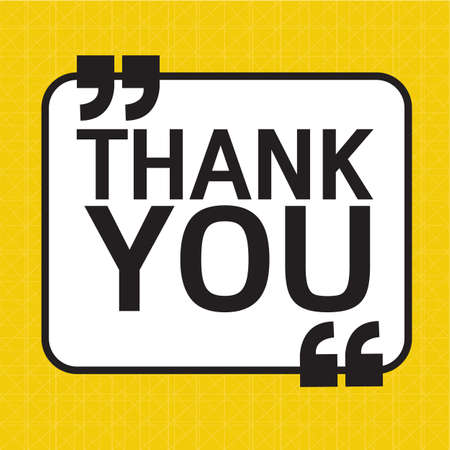 THANK YOU Lettering Illustration designのイラスト素材