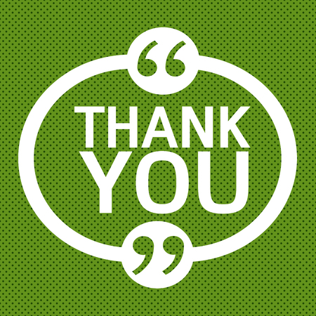 THANK YOU Lettering Illustration designのイラスト素材
