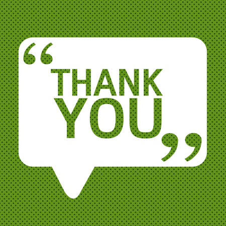 THANK YOU Lettering Illustration designのイラスト素材