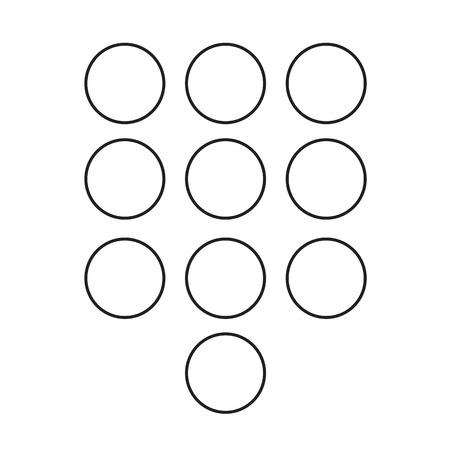 keypad icon illustration designのイラスト素材