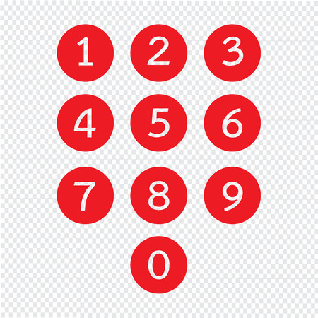 keypad icon illustration designのイラスト素材