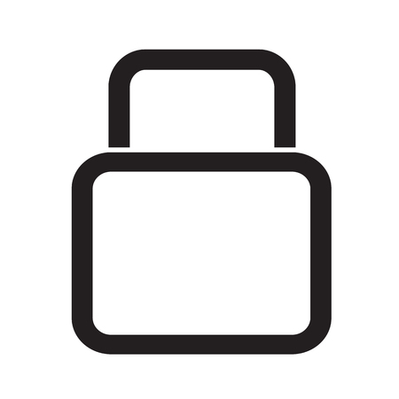Lock Icon illustration designのイラスト素材